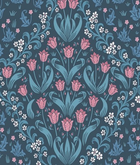 Cole & Son Historic Royal Palaces – Great Masters Tudor Garden behang 118/2004 - LAB COLOUR THE WORLD