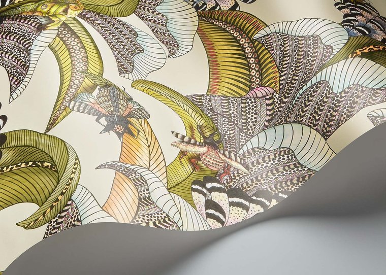 Cole & Son Hoopoe Leaves Behang 119/1001 - LAB COLOUR THE WORLD