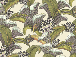 Cole & Son Hoopoe Leaves Behang 119/1001 - LAB COLOUR THE WORLD