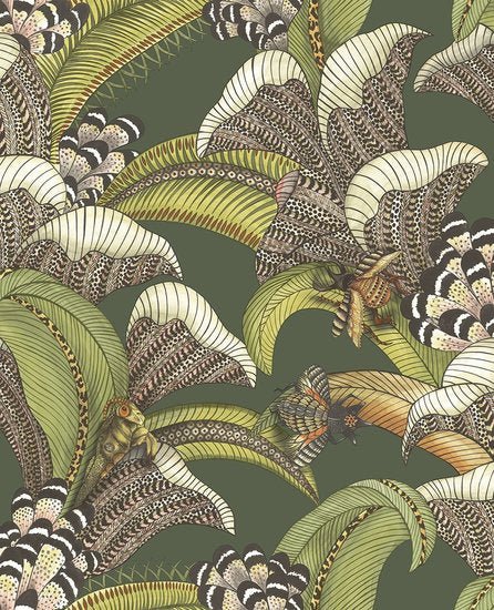 Cole & Son Hoopoe Leaves Behang 119/1003 - LAB COLOUR THE WORLD