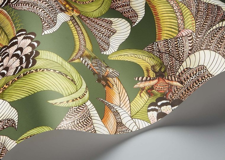 Cole & Son Hoopoe Leaves Behang 119/1003 - LAB COLOUR THE WORLD