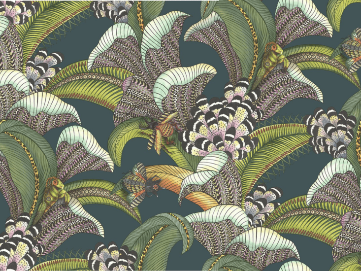 Cole & Son Hoopoe Leaves Behang 119/1007 - LAB COLOUR THE WORLD