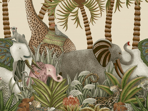 Cole & Son Letaba March Grasscloth Behang 119/11047 - LAB COLOUR THE WORLD