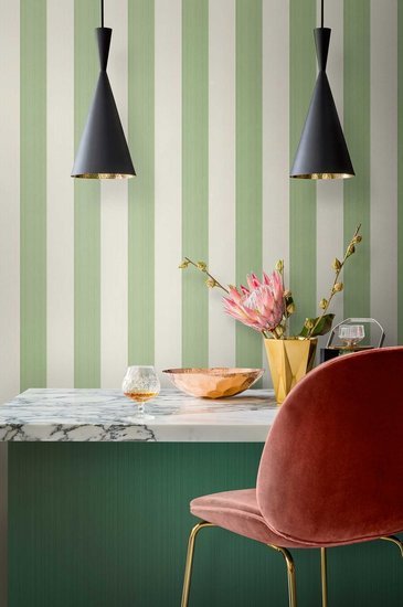 Cole & Son Marquee Stripes Jaspe Stripe behang 110/4022 - LAB COLOUR THE WORLD