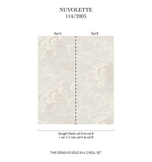 Cole & Son Nuvolette behang 114/28054 - LAB COLOUR THE WORLD