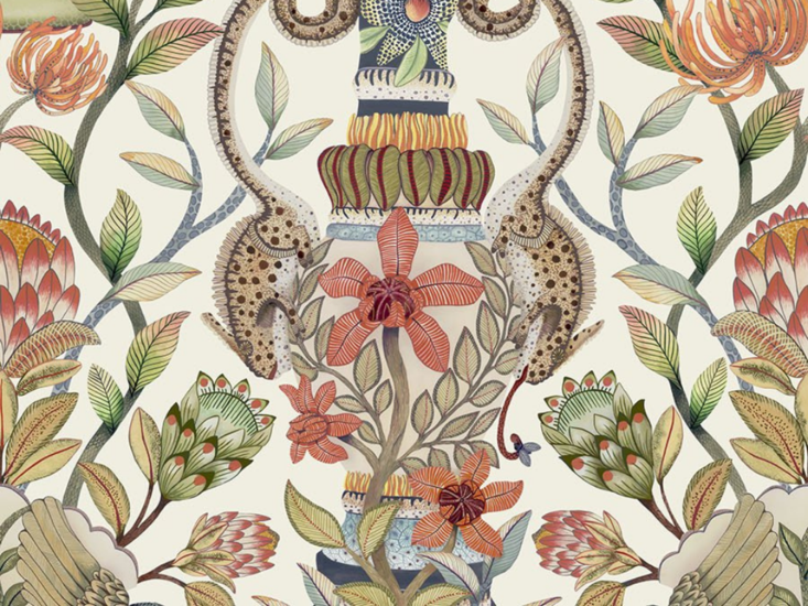 Cole & Son Protea Garden Behang Silk 119/10045 - LAB COLOUR THE WORLD