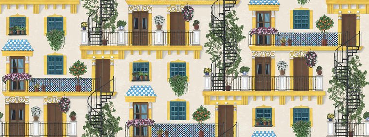 Cole & Son Seville Alfaro behang 117/4010 - LAB COLOUR THE WORLD