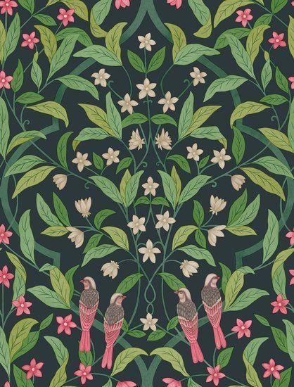 Cole & Son Seville Jasmine & Serin Symphony behang 117/10028 - LAB COLOUR THE WORLD