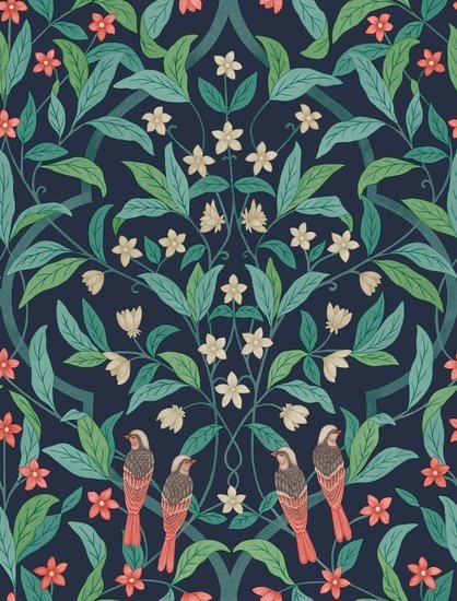 Cole & Son Seville Jasmine & Serin Symphony behang 117/10030 - LAB COLOUR THE WORLD