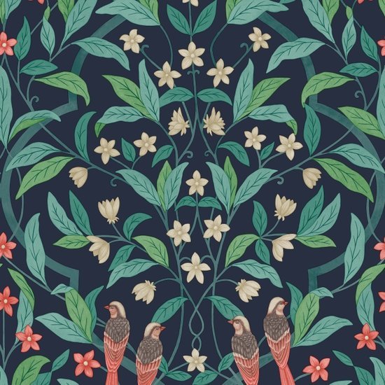 Cole & Son Seville Jasmine & Serin Symphony behang 117/10030 - LAB COLOUR THE WORLD