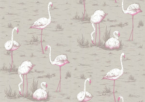 Cole & Son The Contemporary Selection Flamingos behang 66/6042 - LAB COLOUR THE WORLD
