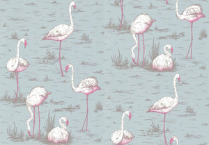 Cole & Son The Contemporary Selection Flamingos behang 66/6044 - LAB COLOUR THE WORLD