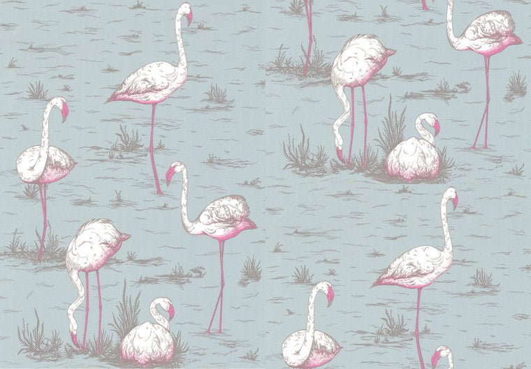 Cole & Son The Contemporary Selection Flamingos behang 66/6044 - LAB COLOUR THE WORLD