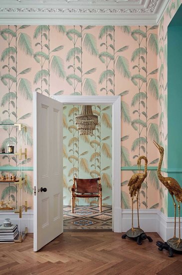 Cole & Son The Contemporary Selection Palm Leaves behang 112/2008 - LAB COLOUR THE WORLD