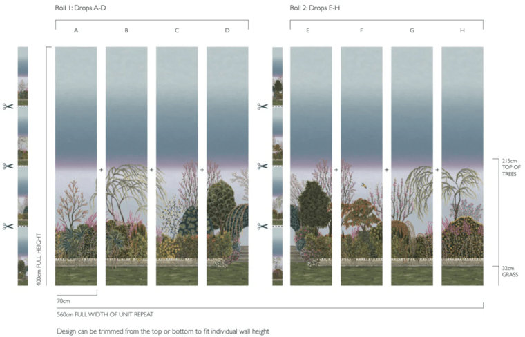 Cole & Son The Gardens Reverie behang 120/4012 - LAB COLOUR THE WORLD