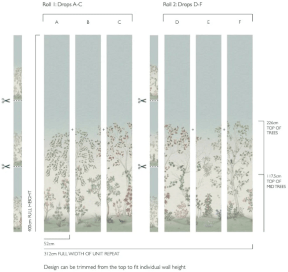 Cole & Son The Gardens Seasonal Woods behang 120/6025 - LAB COLOUR THE WORLD