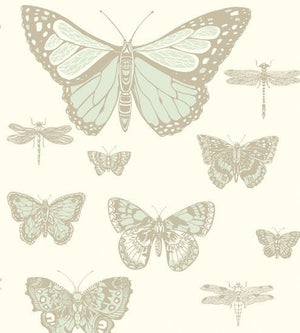 Cole & Son Whimsical Butterflies & Dragonflies behang 103/15065 - LAB COLOUR THE WORLD