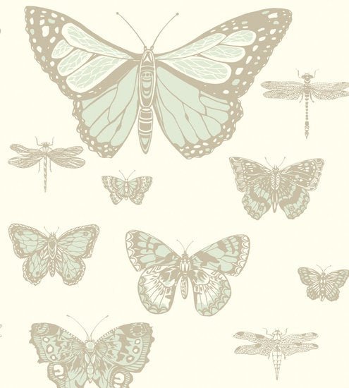 Cole & Son Whimsical Butterflies & Dragonflies behang 103/15065 - LAB COLOUR THE WORLD