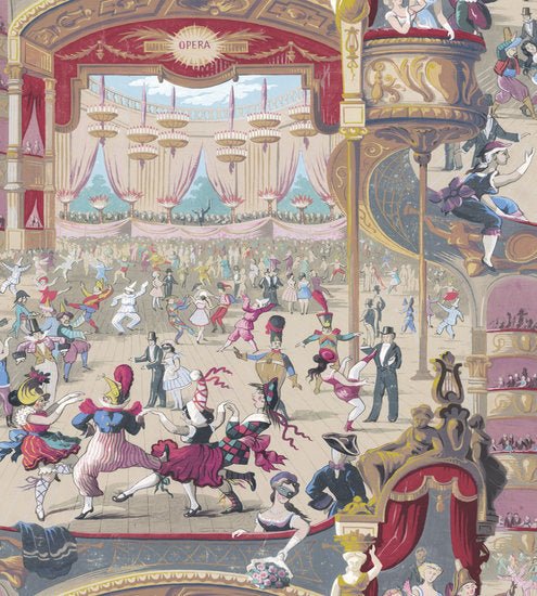 Cole & Son Whimsical Cabaret behang 103/7026 - LAB COLOUR THE WORLD