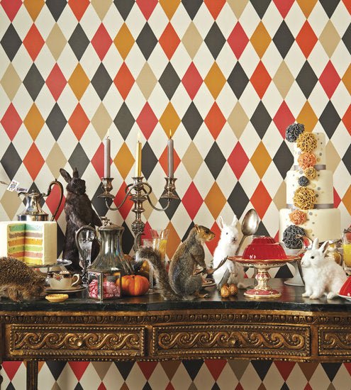 Cole & Son Whimsical Punchinello behang 103/2011 - LAB COLOUR THE WORLD