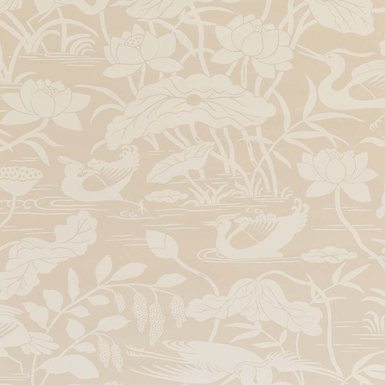 GP & J Baker Heron & Lotus Flower Behang BW45089/2 - LAB COLOUR THE WORLD