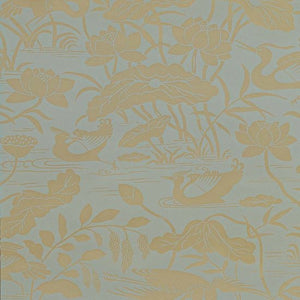 GP & J Baker Heron & Lotus Flower Behang BW45089/5 - LAB COLOUR THE WORLD