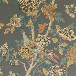 GP & J Baker Hydrangea Bird Behang BW45091/2 - LAB COLOUR THE WORLD