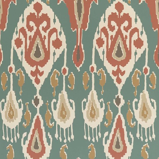 GP & J Baker Ikat Bokhara Behang BW45090/4 - LAB COLOUR THE WORLD