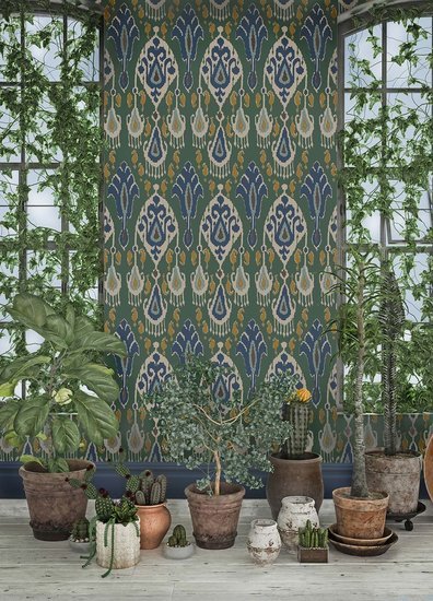 GP & J Baker Ikat Bokhara Behang BW45090/6 - LAB COLOUR THE WORLD