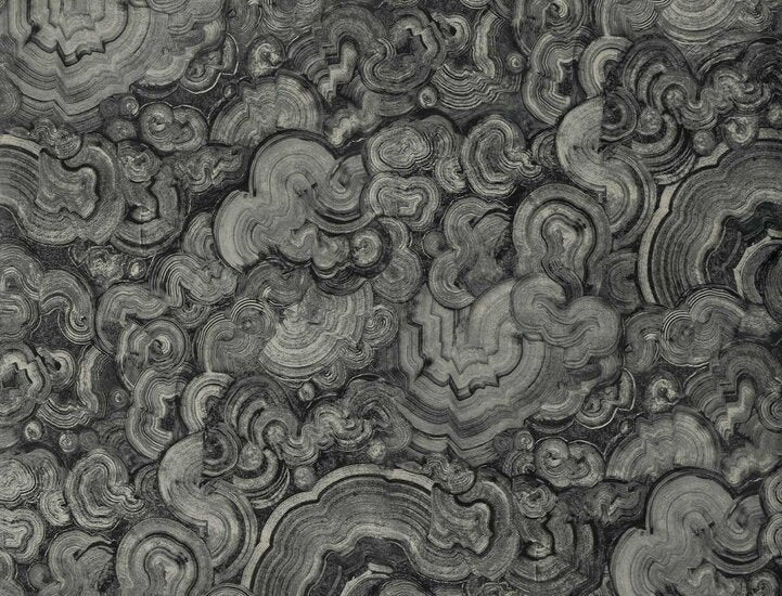 Jim Thompson Malachite Behang Grey Agate JT021066002 - LAB COLOUR THE WORLD