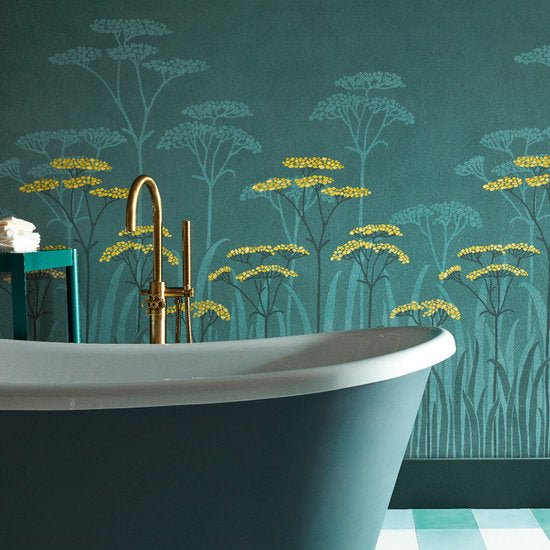Little Greene Achillea Behang 0245ACBRUME - LAB COLOUR THE WORLD