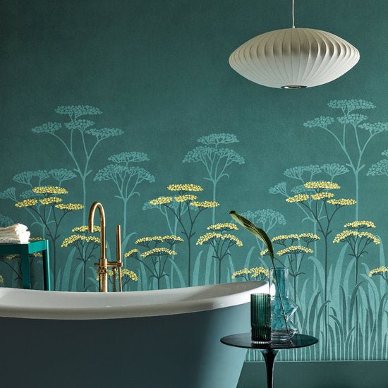 Little Greene Achillea Behang 0245ACBRUME - LAB COLOUR THE WORLD