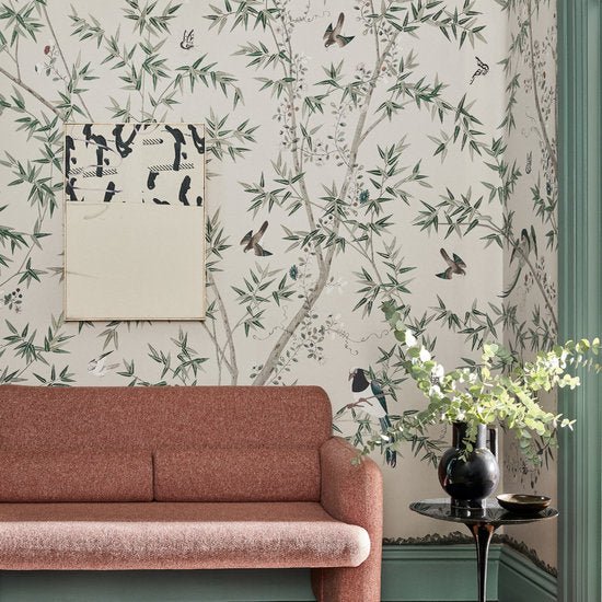 Little Greene Beach Scenic Behang 0245BSOYSTE - LAB COLOUR THE WORLD