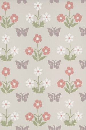 Little Greene Burges Butterfly Behang 0267BUFRENC - LAB COLOUR THE WORLD