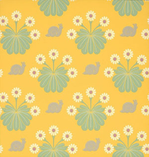 Little Greene Burges Snail Behang 0260BULEMON - LAB COLOUR THE WORLD