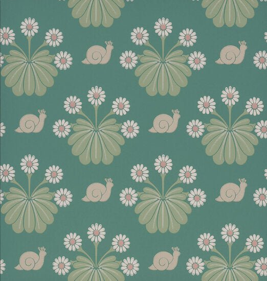 Little Greene Burges Snail Behang 0260BUOCEAN - LAB COLOUR THE WORLD
