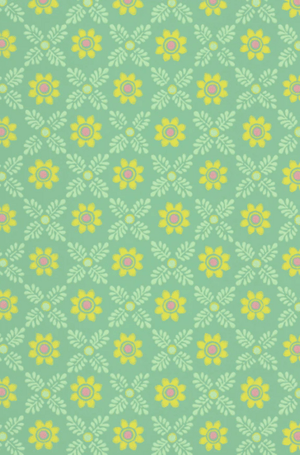 Little Greene Ditsy Block Behang 0267DIGREEN - LAB COLOUR THE WORLD