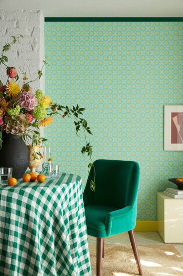 Little Greene Ditsy Block Behang 0267DIMASQU - LAB COLOUR THE WORLD