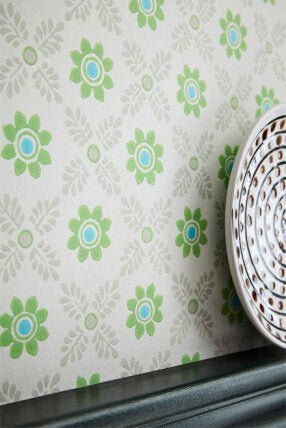 Little Greene Ditsy Block Behang 0267DIPHTHA - LAB COLOUR THE WORLD