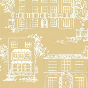 Little Greene Hampstead Behang 0271HAYELLOW - LAB COLOUR THE WORLD