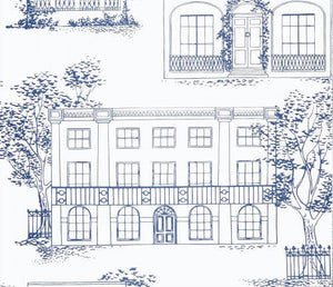 Little Greene Hampstead Behang 0288HAMIDBL - LAB COLOUR THE WORLD