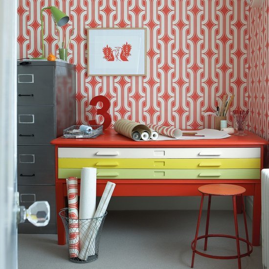 Little Greene Lavaliers Behang 0288LAVIRID - LAB COLOUR THE WORLD