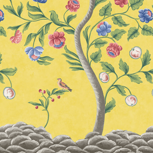 Little Greene Mandalay Behangpaneel 0260MDPOLLE - LAB COLOUR THE WORLD