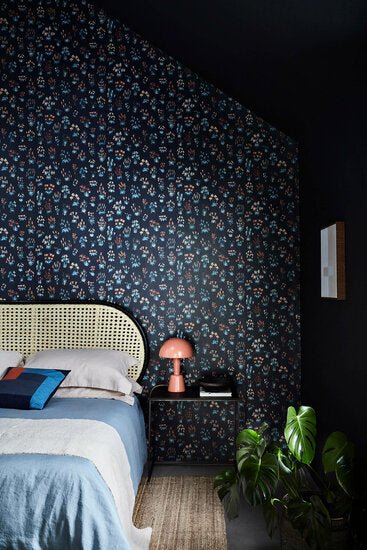 Little Greene Millefleur Behang 0260MFKNIGH - LAB COLOUR THE WORLD