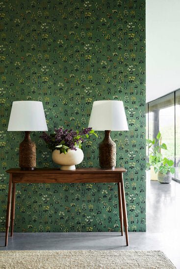 Little Greene Millefleur Behang 0260MFKNIGH - LAB COLOUR THE WORLD