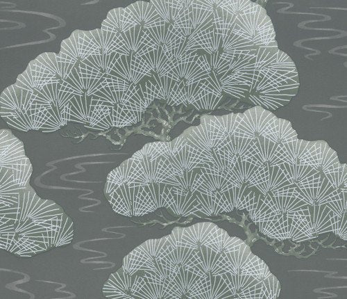 Little Greene Pines Behang 0275PISILVE - LAB COLOUR THE WORLD