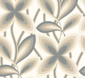Little Greene Starflower Behang 0280STPLATI - LAB COLOUR THE WORLD