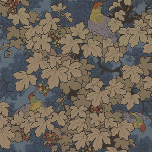 Little Greene Vine Behang 0247VIBLEUZ - LAB COLOUR THE WORLD