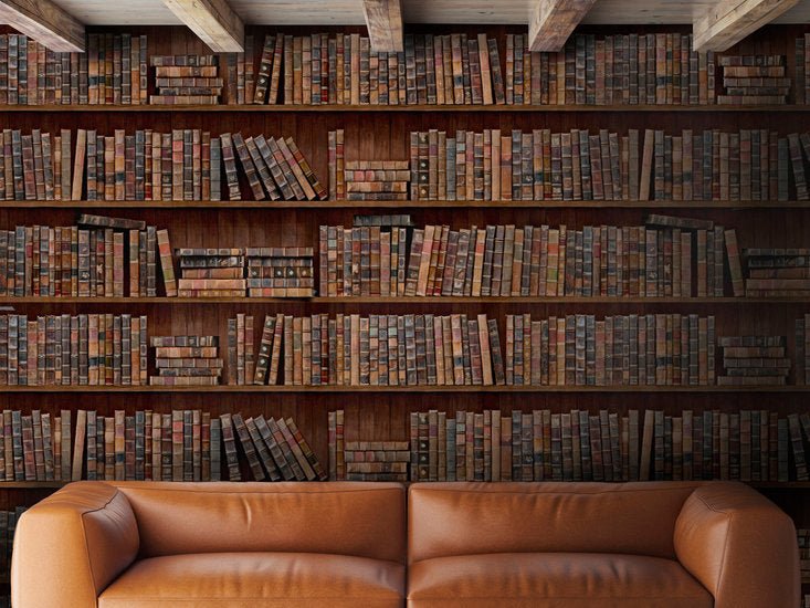 Mind The Gap Book Shelves Behang WP20112 - LAB COLOUR THE WORLD