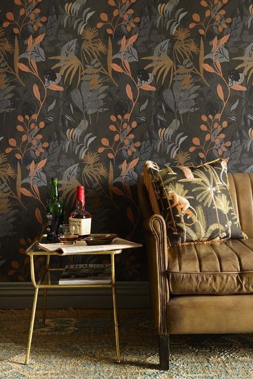Mind The Gap Caribbean Garden Dark Behang WP20487 - LAB COLOUR THE WORLD